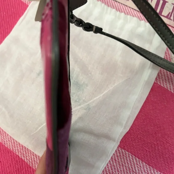 Coach Patchwork Pink & Silver Wristlet - Picture 5 of 8